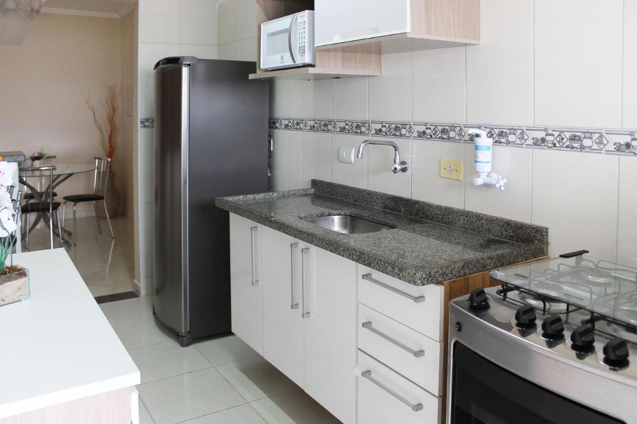 A011 - Apto Com Churrasqueira E 2 Vagas De Garagem Praia Grande  Bagian luar foto